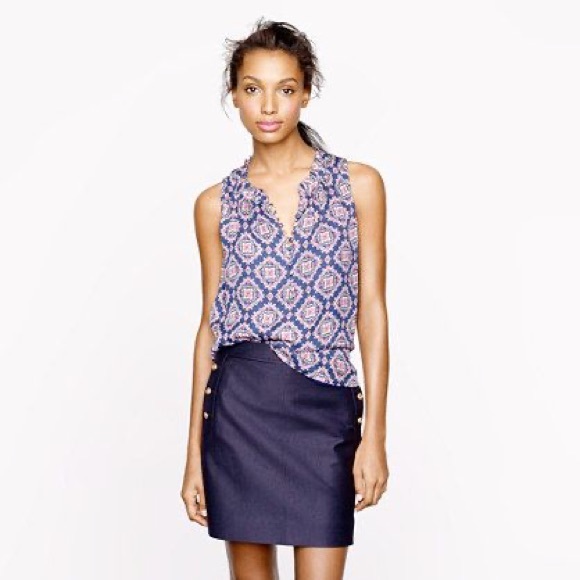 J. Crew Tops - Women’s J. Crew Sera Top Medallion - Paisley
